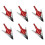6 Pcs Hunting Broadheads 2 Spring Slide Blade for 2