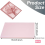 6 Pack Rubber Block Stamp Carving Blocks Pink Lino 3
