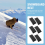 6 Pcs Ski Strap Tür Halter Fixierung Snowboard Acc 6