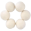6Pcs Wool Dryer Balls- Premium Natural - Made with 2