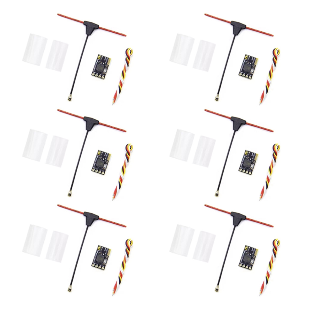 6Pcs Elrs Receiver 2.4Ghz Nano Expresslrs Crsf Wit Light 4851794156598