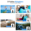 6Pcs Luftventil Adapter Schlauchboot Fußpumpe H 5