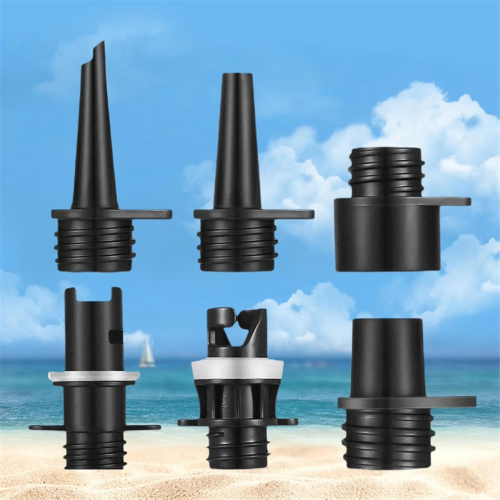 6Pcs Luftventil Adapter Schlauchboot Fußpumpe H 2