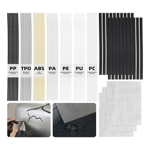 75Pcs 13 inch Plastic Welding Rods Assorted Set wi