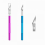 74er-Pack Hobbymesser Exacto mit 4 Messern und 70 Spa 5