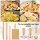 7 Pcs Pasta Making Tool, Wood Gnocchi Board with R 5