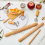 7 Pcs Pasta Making Tool, Wood Gnocchi Board with R 6