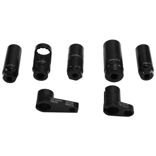 7pcs Universal O2 Oxygen Sensor Socket 6 Point Wre 2