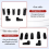 7pcs Universal O2 Oxygen Sensor Socket 6 Point Wre 11