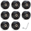 8 Pack 85A Quad Roller Skate Wheels 62 X 33mm with 1