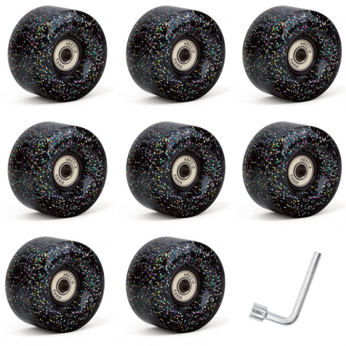 8 Pack 85A Quad Roller Skate Wheels 62 X 33mm with