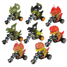 8PCS Friction Powered Inertia Animal Motorcycle To