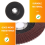 8Pcs Aluminium Oxid Discs 125mm Schleifen 40/60/80/ 7