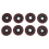 8Pcs Aluminium Oxid Discs 125mm Schleifen 40/60/80/ 2