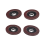 8Pcs Aluminium Oxid Discs 125mm Schleifen 40/60/80/ 4