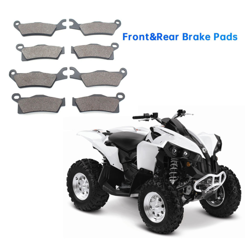8pcs Front&Rear Brake Pads for 500 800 1000 (STD / 2