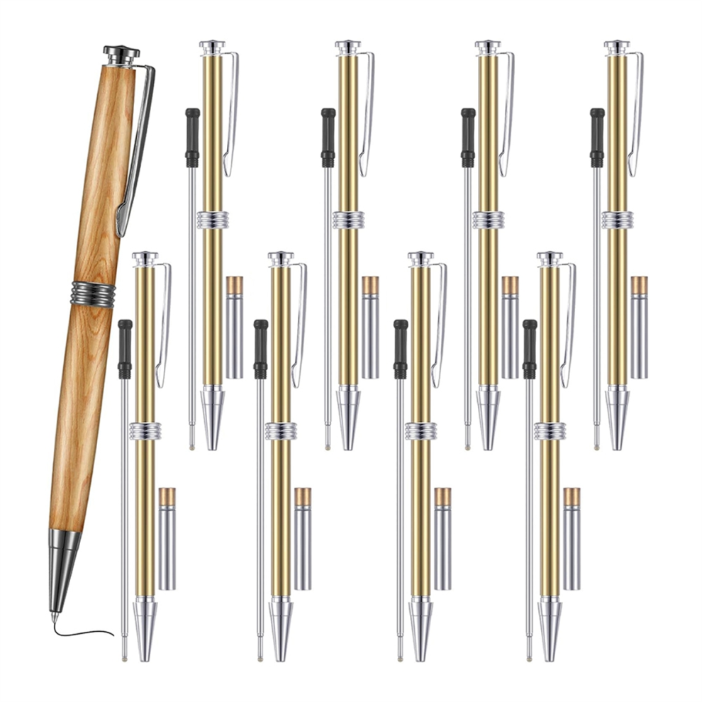 8Pcs 7Mm Trimline Twist Pen Slimline Kit With Repl Black 4851449363791