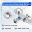 8Pcs/Set Snowboard Binding Screw Set, Mounting Scr 10