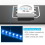 8PCS Underglow LED Light Kit, App Control Multicol 9