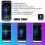 8PCS Underglow LED Light Kit, App Control Multicol 3