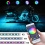 8PCS Underglow LED Light Kit, App Control Multicol 8