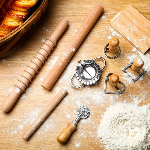 9 Pcs Pasta Making Tools Kit - Gnocchi Board, Cutt 2