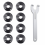 9Pcs Winkel Grinder Flansch Mutter Schlüssel Kit 5/8-11 Me 1