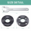 9Pcs Winkel Grinder Flansch Mutter Schlüssel Kit 5/8-11 Me 4