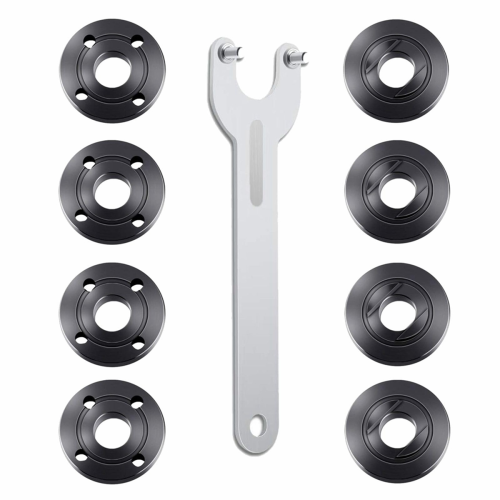 9Pcs Winkel Grinder Flansch Mutter Schlüssel Kit 5/8-11 Me 2