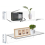 Acrylic Floating Shelf Small Storage Rack Wall-Mou 6