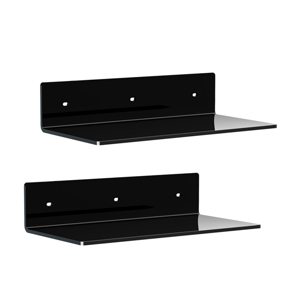 Acrylic Floating Shelf Small Storage Rack Wall-Mou 4853133937844