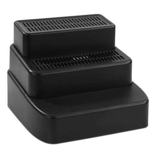 Adjustable 3 Steps Litter Box Ramp with Filter Fun