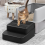 Adjustable 3 Steps Litter Box Ramp with Filter Fun 9