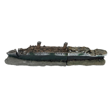 Aquarium Schiffswrack Fisch Tank Landschaftsbau Harz Cra