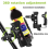 Anti-Theft Motorcycle Cup Holder, Adjustable Bike 7