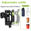Anti-Theft Motorcycle Cup Holder, Adjustable Bike 6