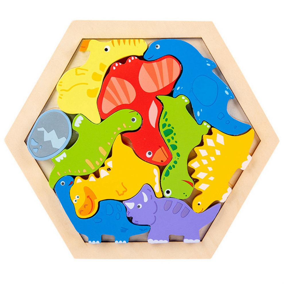 Baby Toy Wooden Jigsaw Puzzle Children's Intellige 4853445383582
