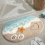 Strand Badezimmer Teppiche Coastal Seashell Badematte Funn 9