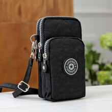 Vielseitige Crossbody- und Handgelenktasche für Damen – Handy, Geldbörse, Make-up Sicher