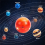 Mini Solar System Stress Balls,10PCS Planets Squeeze Balls Space Toys 4