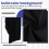 1.5x2M Backdrop Cloth for Photo Studio Video Props Black 6