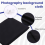 1.5x2M Backdrop Cloth for Photo Studio Video Props Black 7