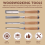 4Pcs Wood Chisels Tool Set for Carpenter 6/12/18/24mm 7