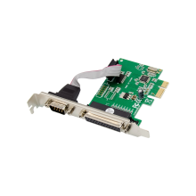 ST39 PCIe X1 CH382L 1S1P RS232+LTP1 Endsteuerungs-Erweiterungskarte