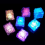 12PCS Wasserdichte LED Eis-Cube Bunte Langsam Blinkende A 8