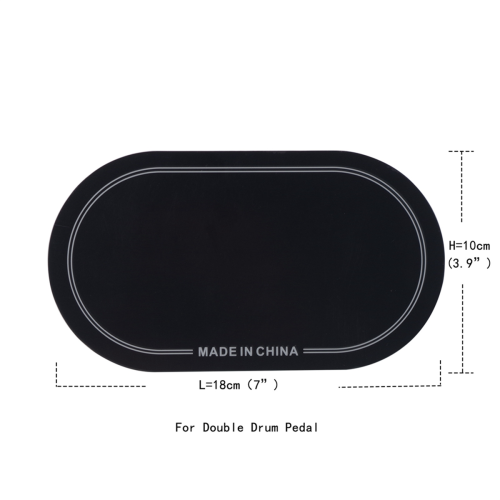 Drum Patch,Drum Head Drum Percussion Instrument Black 10 X 18cm 2