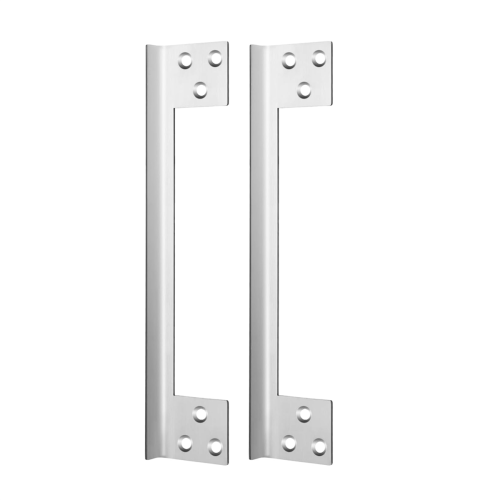 2 Pcs Door Latch Guard Plate Outswing Angle Latch Protector 7Inch 1