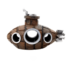 C Fish Tank Submarine Aquarium Decorative Housing Ornaments