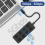 4-Port-Taste USB3.0 HUB Switch Splitter1 auf 4 Hub Typ-C Extender,B 5