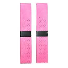 1 Paar Tennisschläger-Griffbänder, Anti-Rutsch-Klebeband, Wickelband für Griffe, Pink